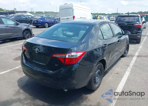 2015 Toyota Corolla Le z USA, uszkodzony, nr VIN 2T1BURHE0FC309077